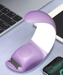 Altavoz de lámpara de escritorio de nuevo diseño, altavoces de dientes azules inalámbricos con luz de <span class=keywords><strong>luna</strong></span> RGB colorida táctil para dormitorio - Product Image 2
