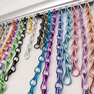 Rideau de <span class=keywords><strong>porte</strong></span> en maille à <span class=keywords><strong>double</strong></span> crochet en aluminium personnalisé, résistant à la rouille, <span class=keywords><strong>pour</strong></span> les entrées des stations balnéaires - Product Image 2