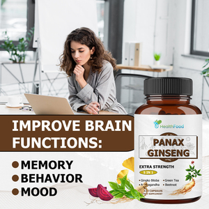 OEM ODM Private Label Panax Ginseng Capsules with Green Tea Support Cognitive Function Support Skin Health Capsules - Product Image 4