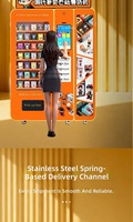 Distributeur automatique de 29 boîtes mystères avec scanner de code QR, écran tactile en acier inoxydable, paiement par carte de crédit, SDK, vente de jouets 24h/24 sans personnel