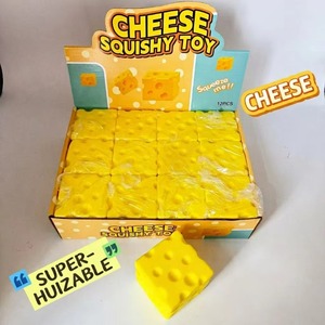 Oversized Cheese <b>Block</b> Squishy Sensory Anti-Stress Slow Rebound Stress Relief Toy Wholesale - Product Image 1