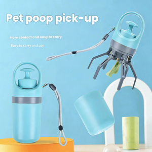 Portable <strong>Dog</strong> Poop <strong>Scooper</strong> Sanitary <strong>Dog</strong> Waste Picker Upper With Bag Dispenser Convenient Pet Waste Cleaner For <strong>Dog</strong> Walkers - Product Image 3