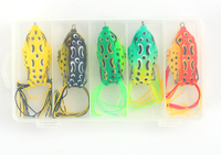 Ensemble de leurres Bionic Frog Black Fish