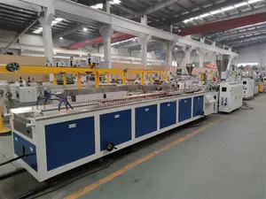 Automatic Wpc Profile Production Line Wood Plastic Composited Product Making Machine WPC Extrusion Machine