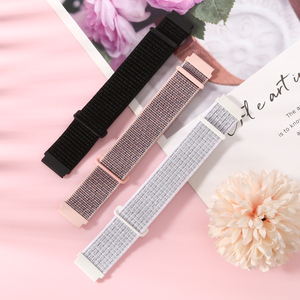 Bracelet de montre en nylon à libération rapide 16 mm pour hommes et femmes, bracelet de remplacement réglable en nylon Solo Loop 16 mm, deux sections en nylon - Product Image 5