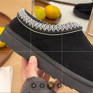 Pantofole invernali da <span class=keywords><strong>donna</strong></span> in lana e pelliccia <span class=keywords><strong>di</strong></span> pecora integrate con logo a U, <span class=keywords><strong>di</strong></span> alta qualità, OEM&ODM - Product Image 5