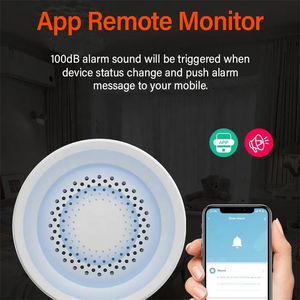 2024 tuya wifi противоугонная система домашней сирены 100 дБ сигнализация - Product Image 3