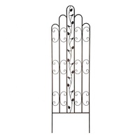 Panneau de grille en fil de métal décoratif Direct d'usine, treillis Durable en fer forgé, treillis de jardin pour vignes d'escalade, 300 m