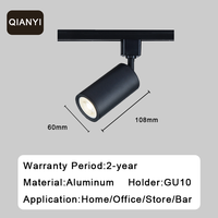 Spots LED modernes et simples pour centre commercial, montage en surface, culot GU10, pour magasins de vêtements et usage domestique
