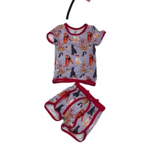Set di Abbigliamento Casual per Bambini con Stampa Personalizzata di Fragole, in Morbido Tessuto di Bambù Lavorato a Maglia, Traspirante, con Maglietta a Maniche Corte e Pantaloncini - Product Image 5