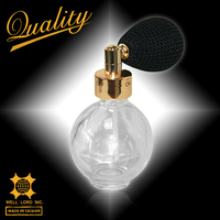 Atomiseur de parfum en verre personnalisé Well Lord Inc. 50 ml avec pompe pulvérisatrice, couleur personnalisée, décoration, impression offset, certifié