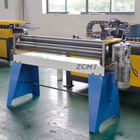 Machine de formage de rouleaux à trois axes à moteur électrique Machine semi-automatique de pliage de tôles en acier inoxydable Moteur d'arrondissement neuf