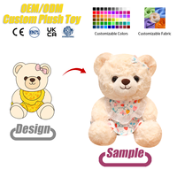 Ours en peluche personnalisé en coton PP, vente en gros, jouet en peluche OEM ODM, design personnalisé, cadeaux de mariage et de fêtes personnalisés