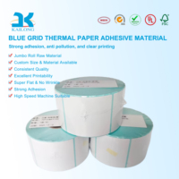 Etiquetas Adhesivas Kailong para Envío, Resistentes al Calor, con Código de Barras, Ecológicas, 60*40mm, Rollos, Troqueladas, Impresas, Suministro al por Mayor