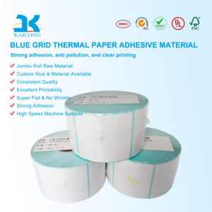 Fourniture <span class=keywords><strong>en</strong></span> gros de papier thermique, étiquettes thermocollantes pour l'étiquetage des prix <span class=keywords><strong>en</strong></span> supermarché, rouleaux de 58 mm, 60 mm, 70 mm, compatibles avec les terminaux de point de vente, écologiques - Product Image 1