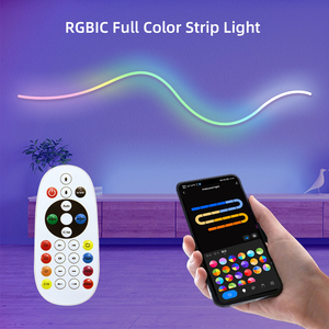 Viais Nhà cung cấp không thấm nước Silicone PVC 12V 24V rgbic Neon <span class=keywords><strong>LED</strong></span> Strip không thấm nước đa màu sắc dẫn ánh sáng dây thừng cho Đảng - Product Image 2