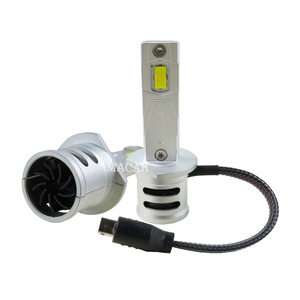 MACAR 65W 8000LM DC 12V faro <span class=keywords><strong>LED</strong></span> <span class=keywords><strong>Mini</strong></span> <span class=keywords><strong>H1</strong></span> H11 9005 99006 H4 auto Plug Play luce <span class=keywords><strong>LED</strong></span> 6000K temperatura colore nuova condizione - Product Image 1