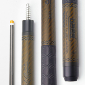 <span class=keywords><strong>Queue</strong></span> <span class=keywords><strong>de</strong></span> <span class=keywords><strong>billard</strong></span> professionnelle Tavon en fibre <span class=keywords><strong>de</strong></span> carbone à faible déflexion, pointe en cuir multicouche 11,8 mm 12,5 mm, vente en gros OEM - Product Image 4