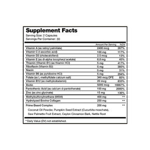 Cresça Mais Forte Mais Saudável Cabelo Facial Vitaminas De Crescimento De Barba Biotina 10000 mcg Comprimidos De Cabelo Cápsulas De Crescimento De Barba Comprimidos - Product Image 2