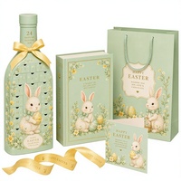 Coffret Cadeau de l'Avent de Pâques 12 Jours, Boîte Tiroir en Carton Style Coffret, Estampage à Chaud, Cadeaux d'Entreprise
