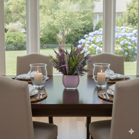 Buket Bunga Lavender Buatan Warna Ungu Campuran, Rangkaian Lavender Palsu dengan Sentuhan Alami untuk Dekorasi Meja Rumah Gaya Farmhouse