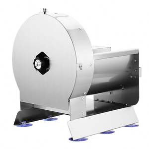 Trancheuse automatique à rouleaux en acier inoxydable pour pommes de terre, fruits, légumes, fruits secs, aliments, citrons, avec épaisseur de coupe réglable - Product Image 5