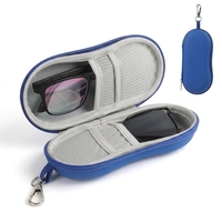 Étui à lunettes rigide en EVA écologique avec fermeture éclair, logo personnalisé, léger, pour lunettes de soleil, vente en gros, directement de l'usine, OEM