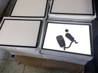 Tablero de Pintura de Diamantes LED A2 A3 A4 A5, Bloc de Copia, Tablero de Luz de Trazado Ultrafino, Brillo Ajustable, Tablero de Dibujo con Regla