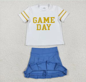 Conjuntos de Ropa Deportiva para Hermanas, Camisetas para el Día del Partido, Faldas Plisadas Cortas, Ropa Deportiva para Yoga - Product Image 2