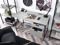 Meuble à cadre métallique, design populaire, bureau à domicile, bureau d'écriture, table d'étude, support pour ordinateur portable à domicile, table d'ordinateur, bureau, salle d'étude à domicile et bureau