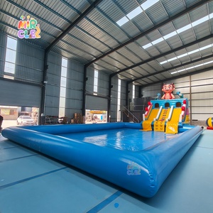 <span class=keywords><strong>Parque</strong></span> Acuático Inflable Comercial Grande con Tobogán y Piscina para Niños y Adultos, Equipo de Diversión al Aire Libre - Product Image 3