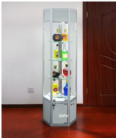 Vitrines de magasin de bijoux de luxe en verre de conception de mode avec des lumières LED vitrine d'affichage de montre de parfum