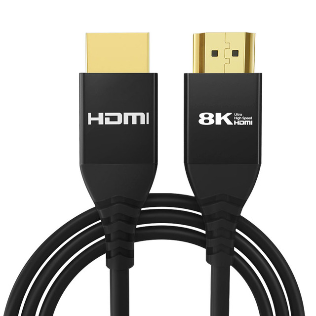 Ultra Thin 8K HD Video for Cable Flexible Slim 60Hz 48Gbps for 2.1 for PVC OEM HDTV Gaming Cable for Monitor/Projector