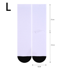 2025 फैशन सफेद मुद्रण कोई मोक इन-स्टॉक मोजे - Product Image 5