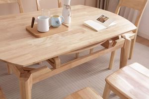 <b>solid</b> <b>wood</b> <b>dining</b> <b>table</b> set <b>round</b> <b>dining</b> <b>table</b> set <b>dining</b> room furniture extendable <b>table</b> set for apartment - Product Image 6