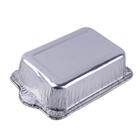 Plats rectangulaires en aluminium SP-328 de 4000 ml, qualité alimentaire, avec couvercle, pour le camping, la cuisson, le chauffage et la préparation des aliments.