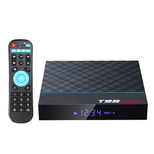 T95 Max cộng với + Amlogic s905x3 Quad Core Android 9.0 TV Box 4GB 64GB 32GB Wifi 4K 8K 24fps Google 2gb16gb Set Top Box t95max - Product Image 1