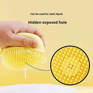 Spazzola da Bagno Multifunzionale in Silicone per Cani e Gatti con Massaggio e Scrub per la Toelettatura degli Animali Domestici Uso in Bagno Tutte le Stagioni - Product Image 3