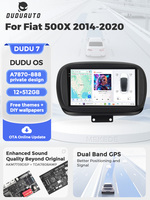 Mekede Duduauto Car-play Auto Wifi 4g Gps Host pour Fiat 500X 2014-2020, compatible Dudu7 Adas 2k Dvr, TPMS, caméra arrière, caméra 360°