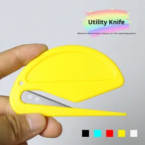 Portable Handheld <strong>Mini</strong> Paper Cutter Knives Small Courier Utility Knife Manufactured Plastic for Pet Knotting Hair Combing - Product Image 6