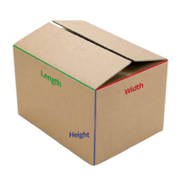 Boîtes d'expédition en carton ondulé brun à paroi simple/double avec logo personnalisé pour l'usine de boîtes d'expédition, boîte de livraison, emballage