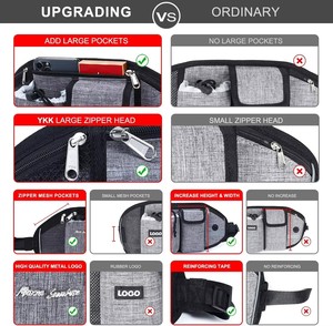 Correa de Cintura Profesional para Perros, Correa Reforzada para Correr y Caminar, Correa Elástica con Bolsa de Cintura - Product Image 3