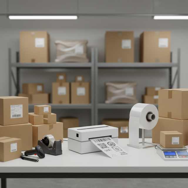 4 Inch Thermal Label Printer USB BT WiFi Connectivity Waybill Printer for Retail Warehouse Shipping Packaging Price Tag