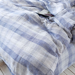 Parure <span class=keywords><strong>de</strong></span> lit en tissu <span class=keywords><strong>de</strong></span> <span class=keywords><strong>lin</strong></span>, lavage Enzyme naturel, 100% pur, Simple, à prix bas, 4 pièces, taille King - Product Image 2