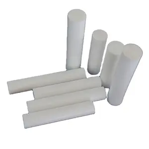 Фабричный изготовленный на заказ белый переработанный чистый ptfe пластиковый стержень ptfe покрытие non stick стержень