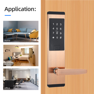 Trung Quốc bán buôn bảo mật cao tuya thông minh Ổ khóa cửa gỗ cho cửa trước bàn phím điện tử thông minh khóa cửa - Product Image 5