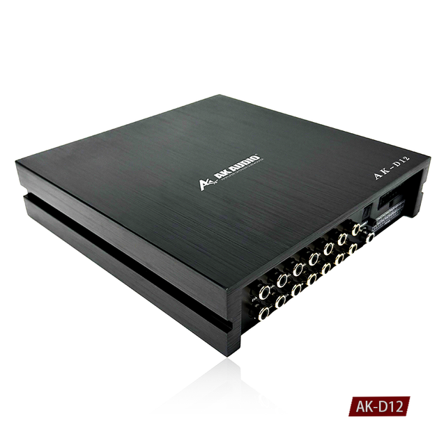 AK-D12 High Power DSP Car Amplifier Mono Block DSP Auto Amplifier New Design 4 Channels 4*100W for Subwoofer