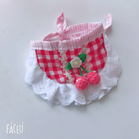 Pastorale Dentelle Style Pet Chien Chat Bandana Doux Pet Salive Serviette Bavoir