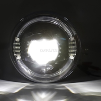 Projecteur tout-terrain bleu Unique de haute qualité 12V 24 volts, phare automatique yeux d'ange 7 pouces, phare rond à Led pour Jk