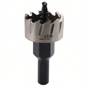 Scie cloche HSS Ttake 38 mm fabriquée en Italie pour le perçage du bois et du métal - Product Image 2